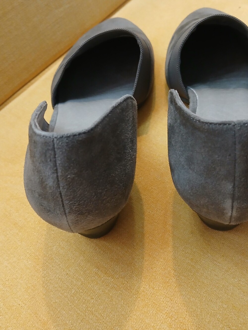 Eileen Fisher Hilly D'orsay Wedge Pump Women's Gray Suede Slip-On Heels Size 9.5 - Picture 2 of 9